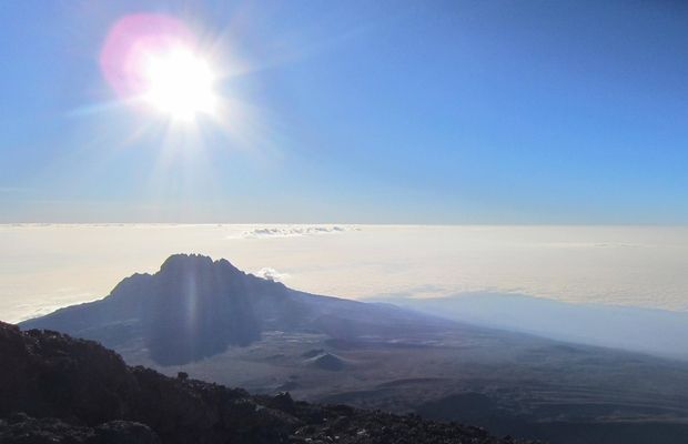 top Kilimanjaro beklimming Tanzania Afrika berg